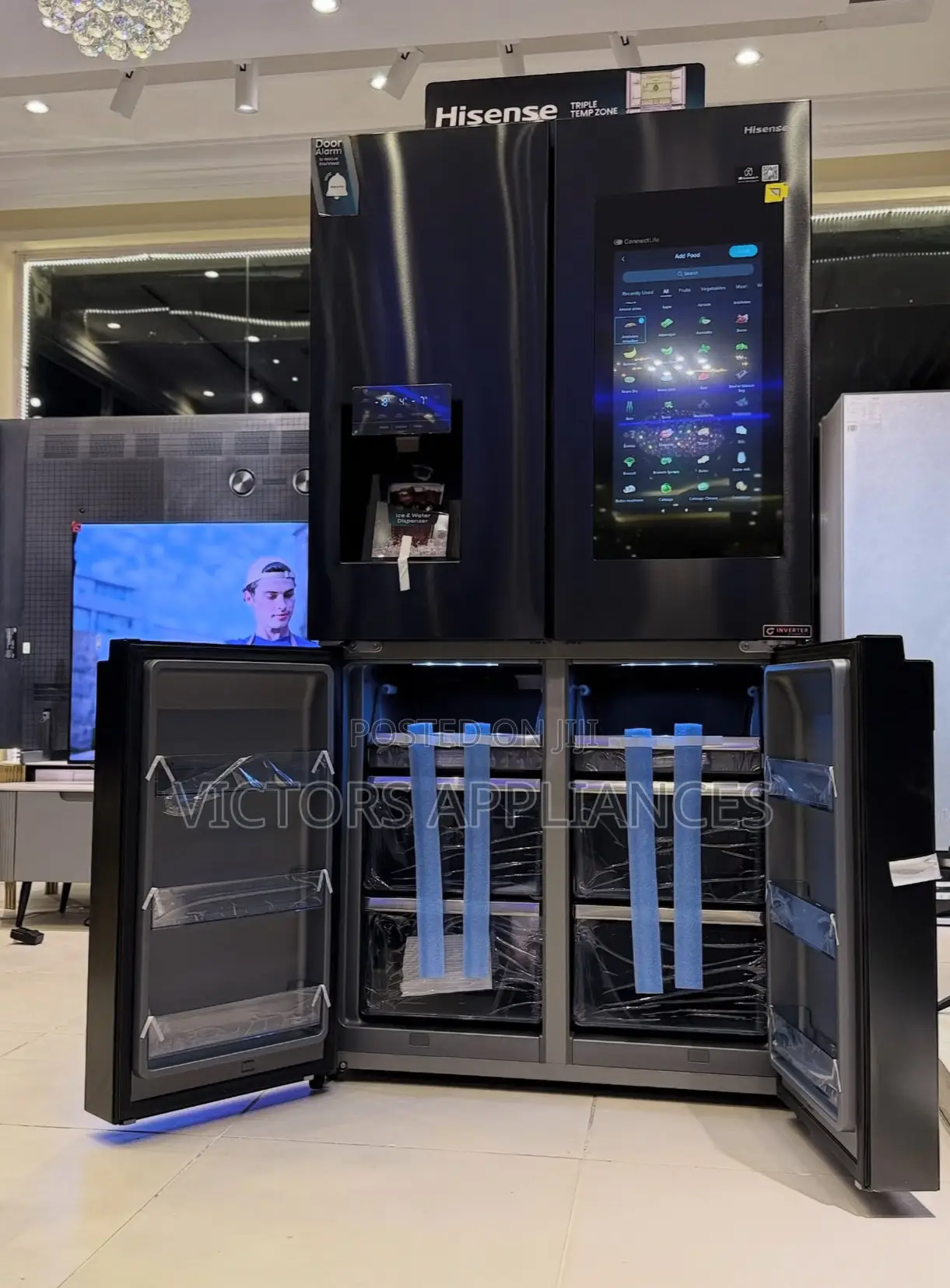Hisense Refrigerator 680l 4 Doors With Ice Cube Maker