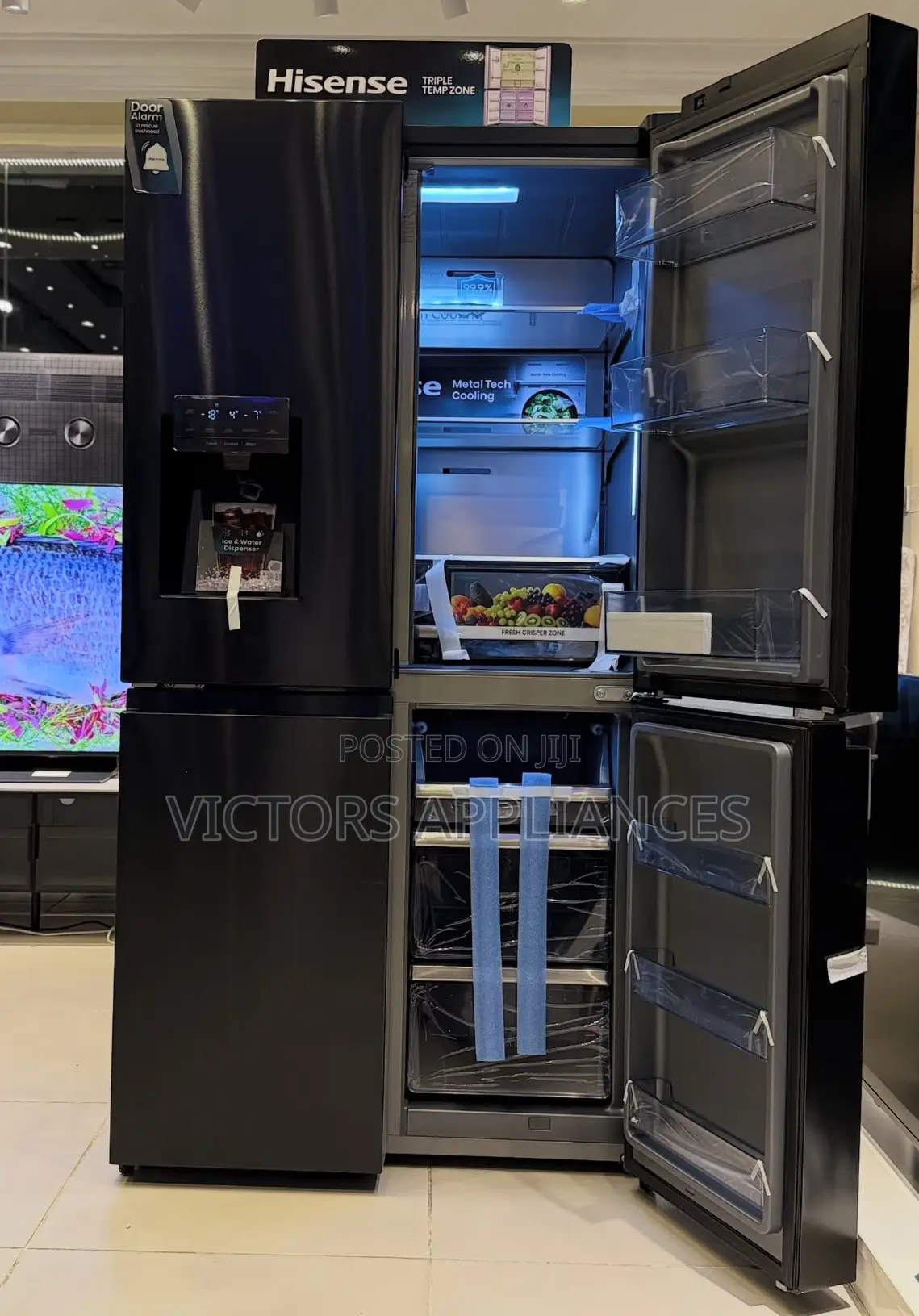 Hisense Refrigerator 680l 4 Doors With Ice Cube Maker