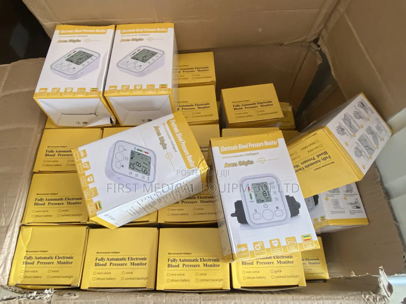 Electronic and Digital Blood Pressure Monitor - With Usb Cable