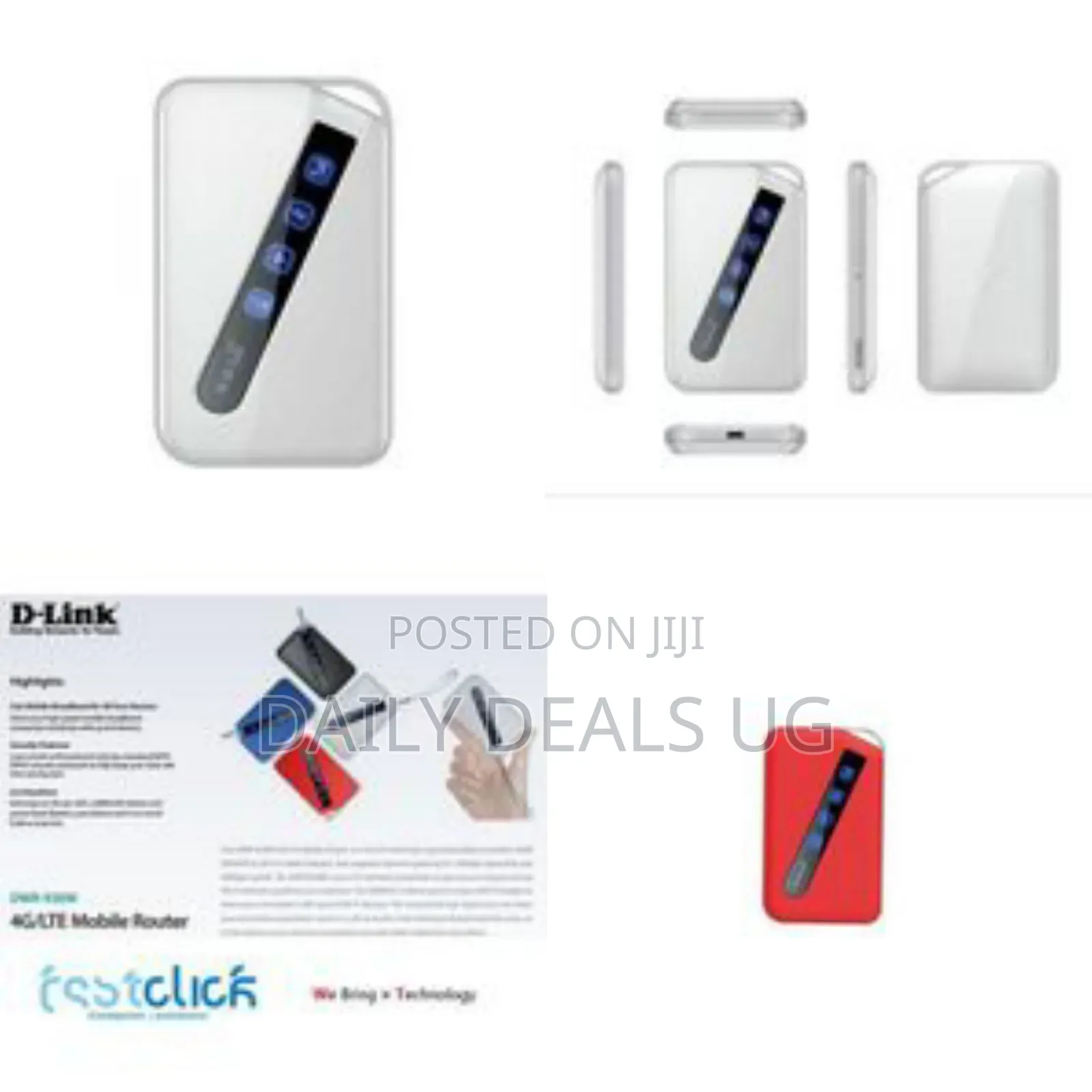 Dlink Portable 4g Lte Wi-Fi Hotspot - Multicolor