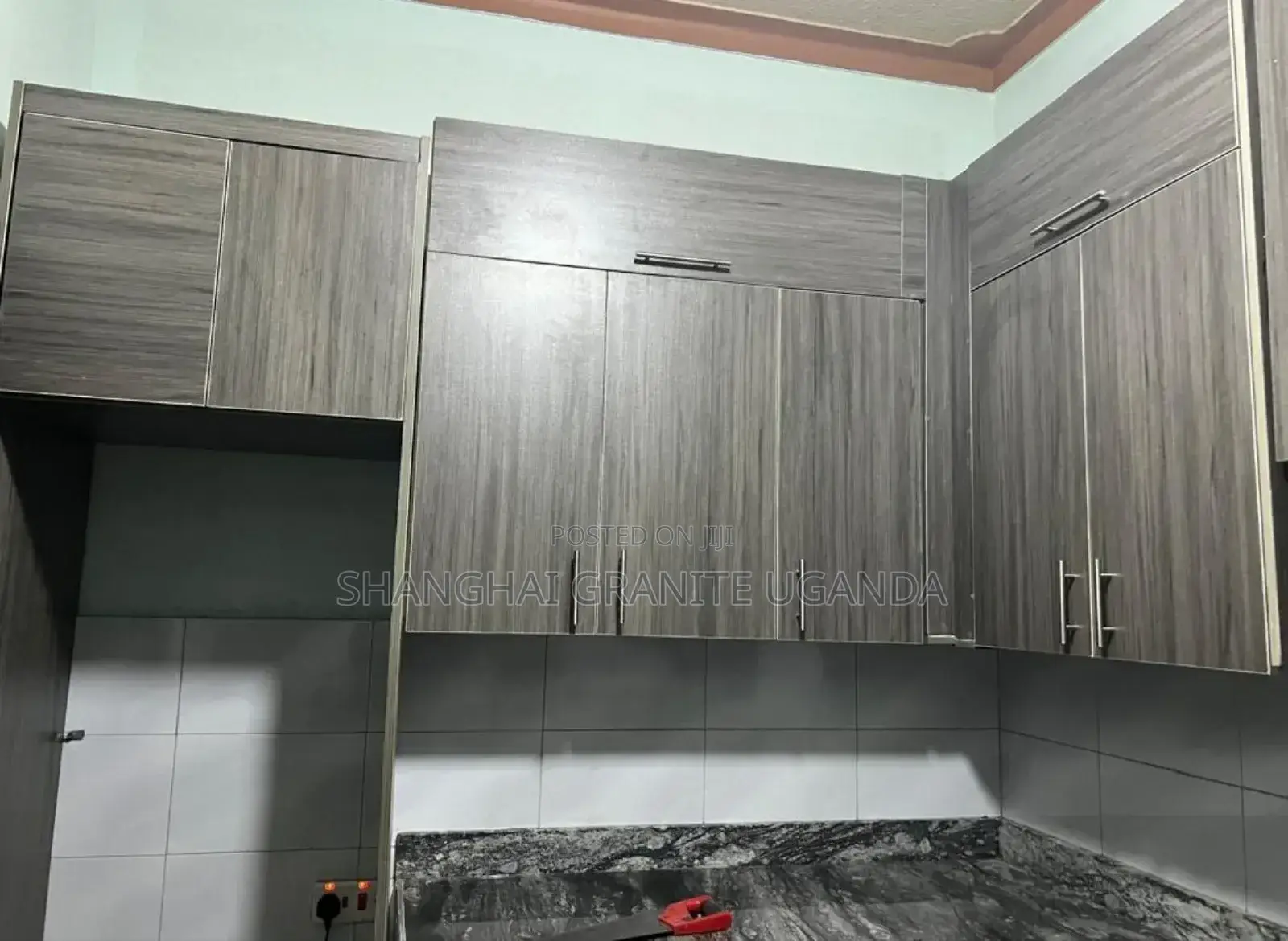 Mercury Grey Kitchen Worktop Finishing