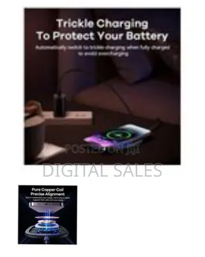 Lenyes High-Speed 15w Wireless Charger With Transparent Tech Design