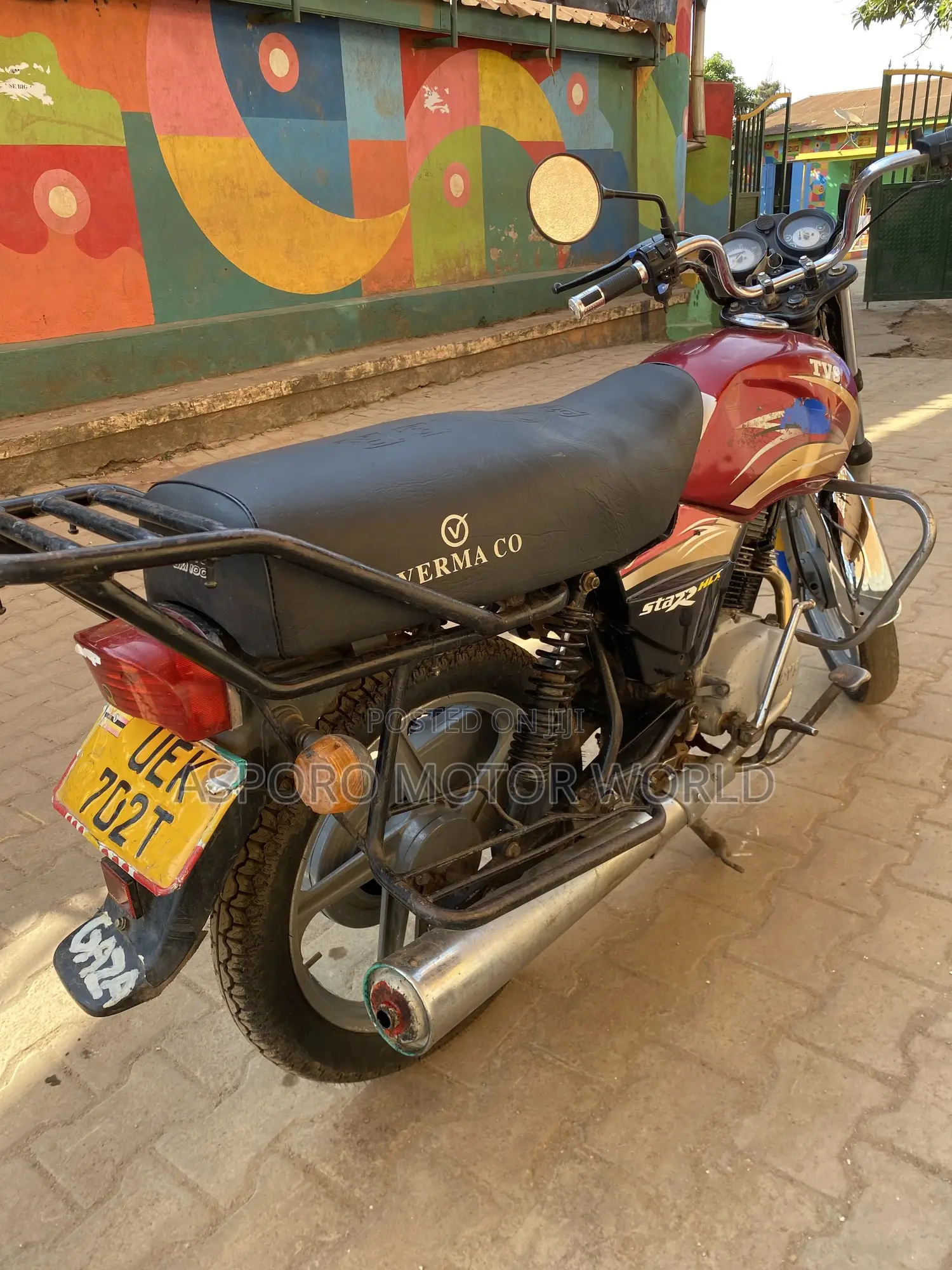 TVS XL 100 2020 Red