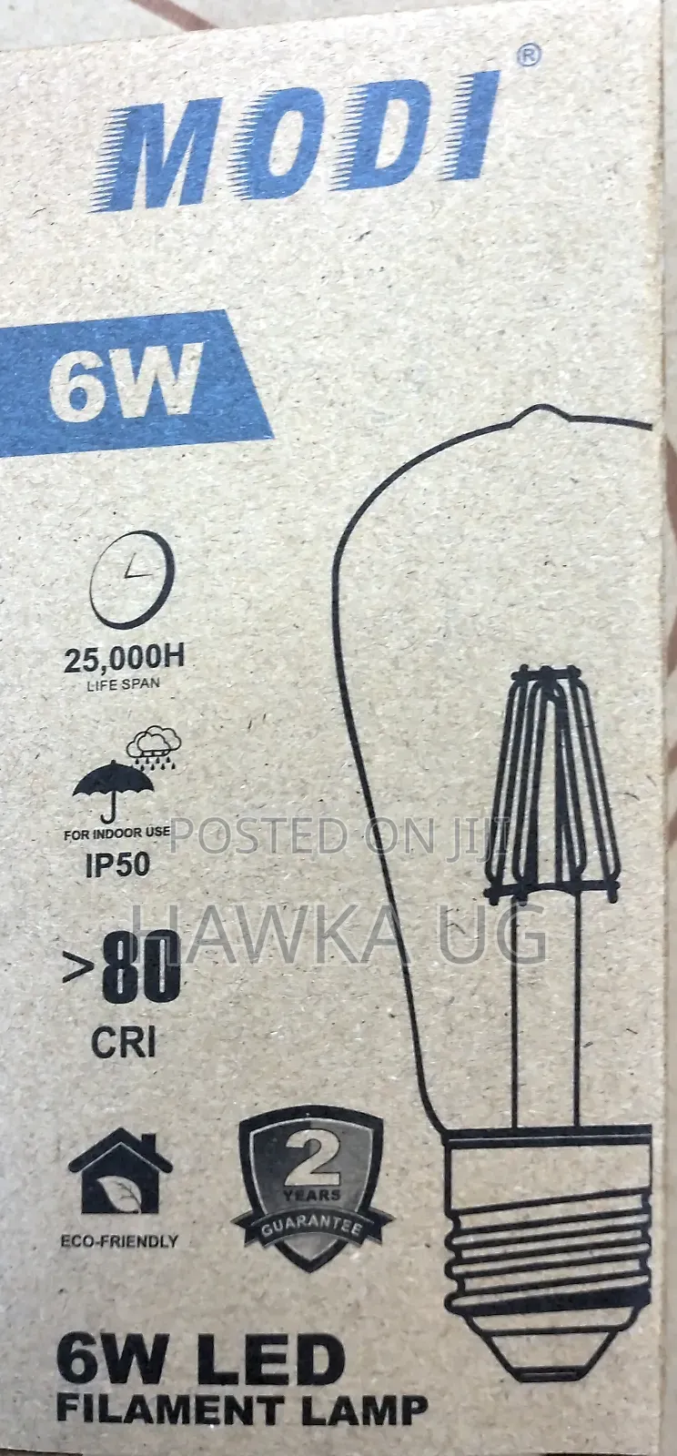 6w Modi Filament Bulb