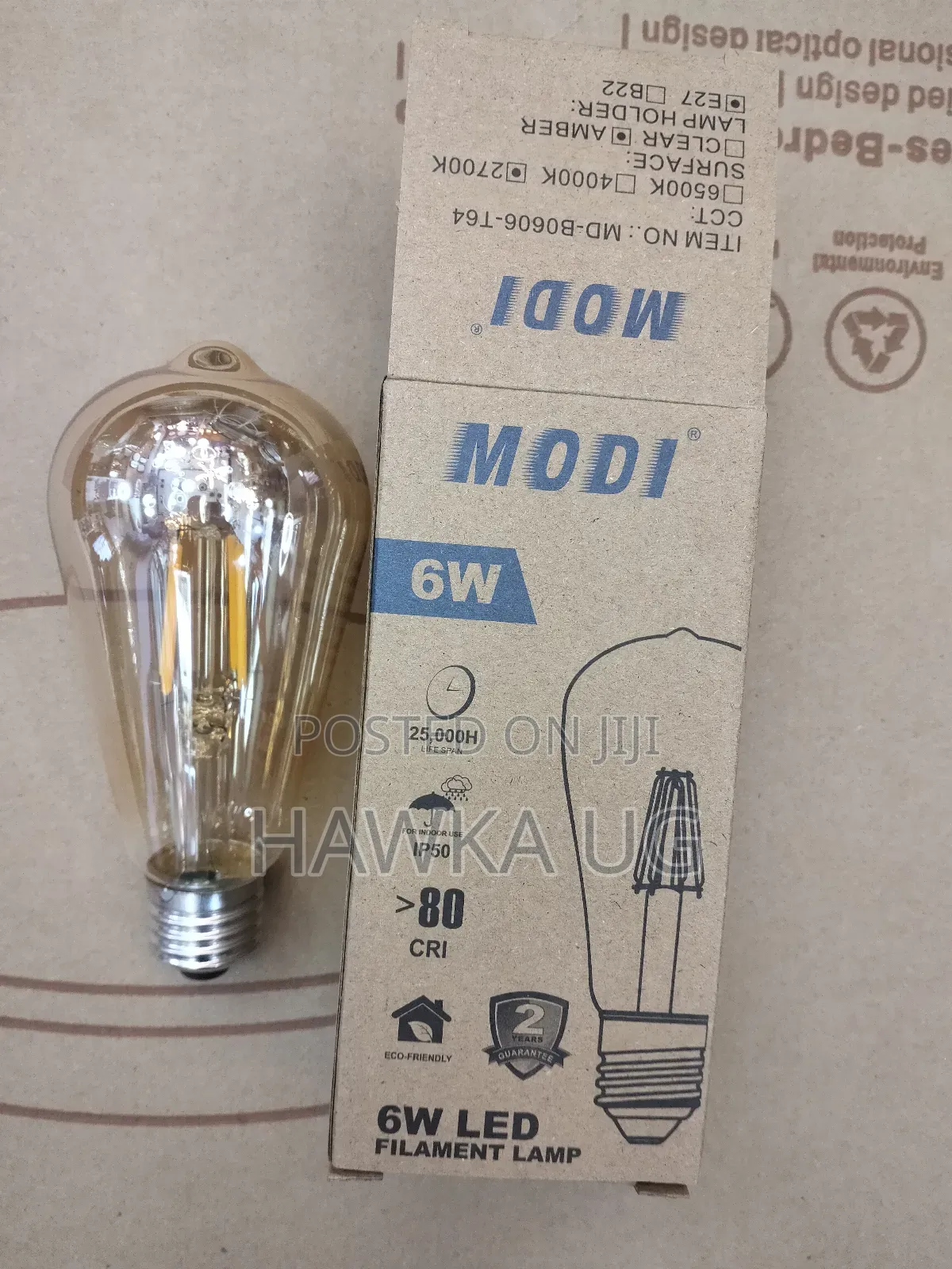 6w Modi Filament Bulb