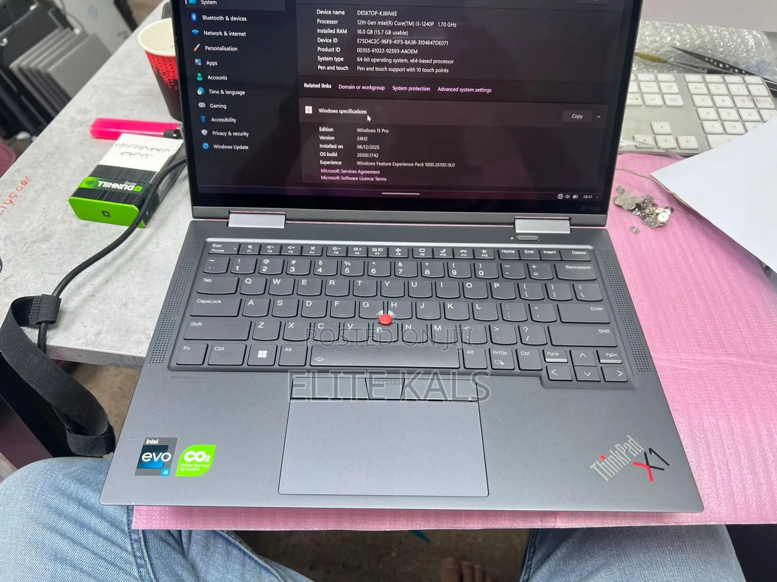 Laptop Lenovo Thinkpad X1 Yoga 16GB Intel Core I5 SSD 256GB