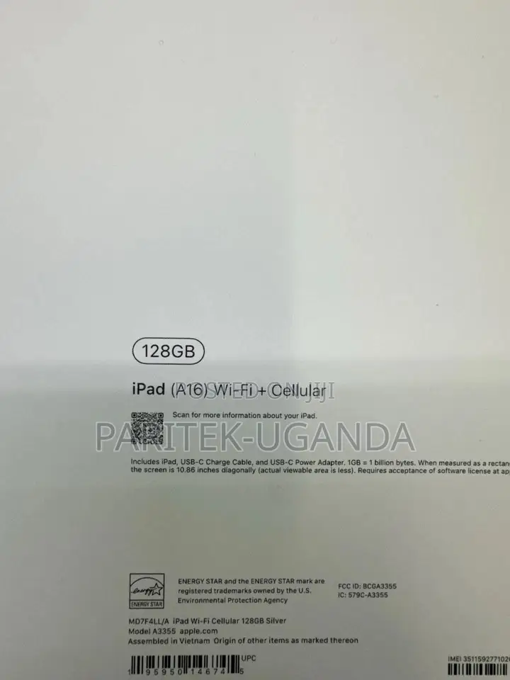 New Apple iPad Air (2022) 512 GB Black