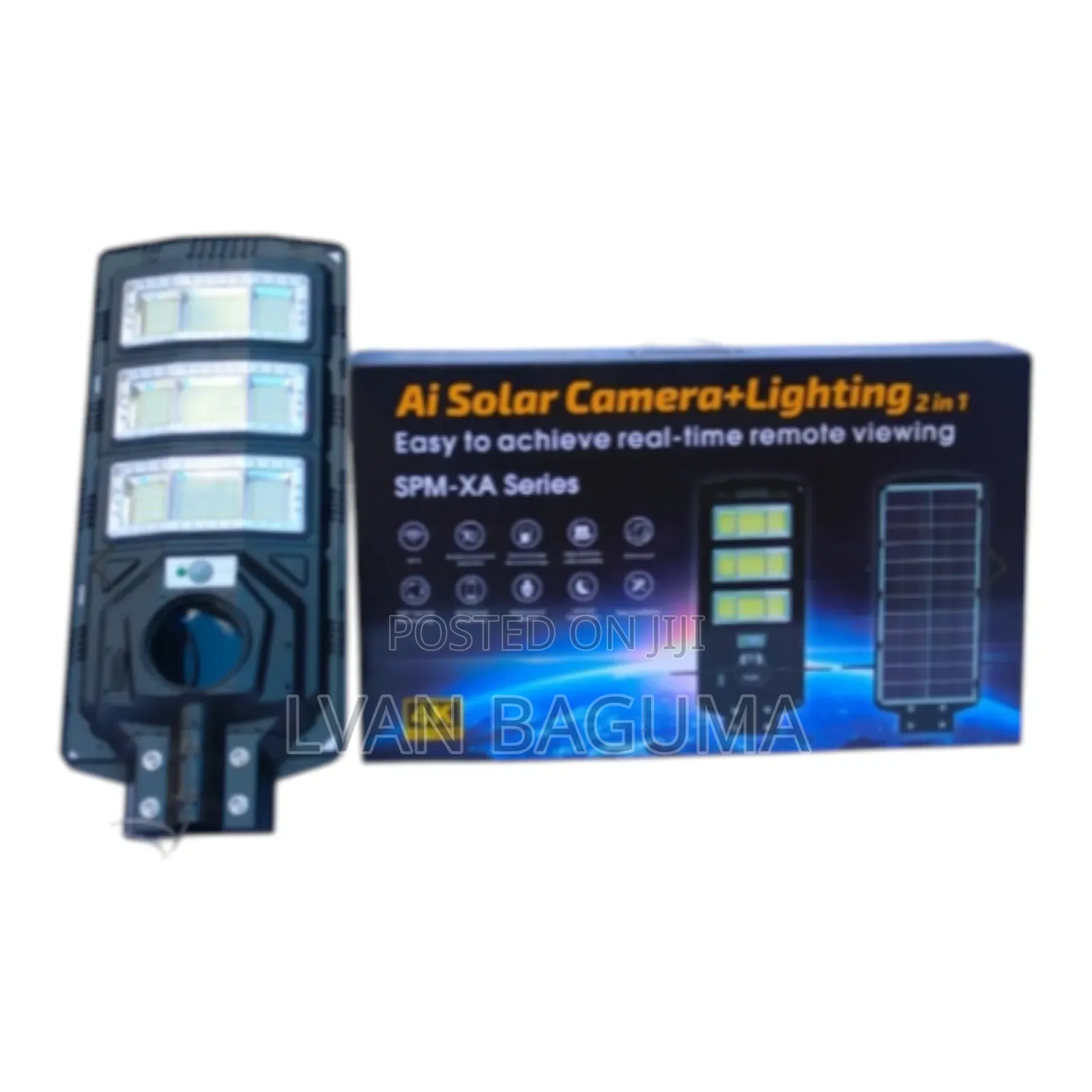 2-in-1 Solar Floodlight Surveillance Camera