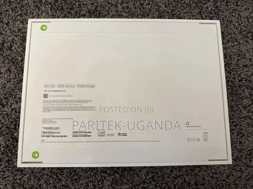 New Laptop Apple MacBook Air 16GB Apple M4 SSD 512GB