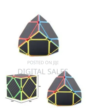High-performance Skewb Puzzle Cube With Carbon Fiber Texture