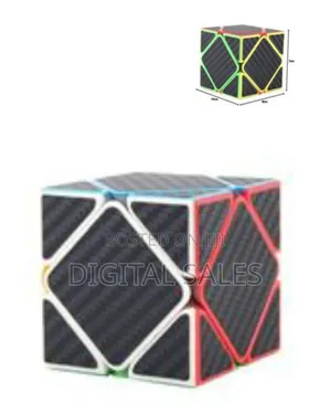 High-performance Skewb Puzzle Cube With Carbon Fiber Texture