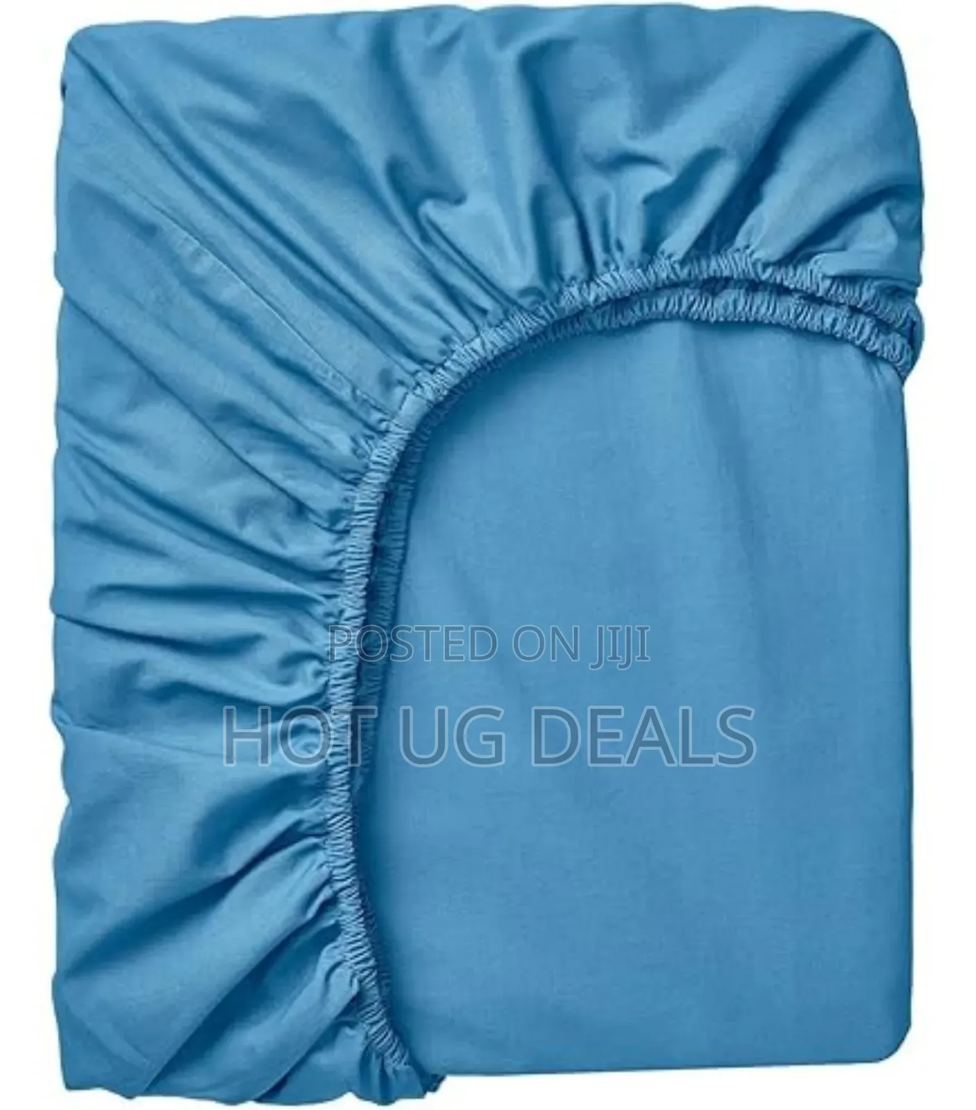 5x6 4pcs Fitted Bedsheet With 2 Pillowcases - Blue