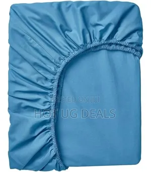 5x6 4pcs Fitted Bedsheet With 2 Pillowcases - Blue