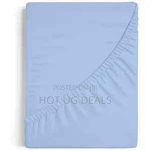 5x6 4pcs Fitted Bedsheet With 2 Pillowcases - Blue