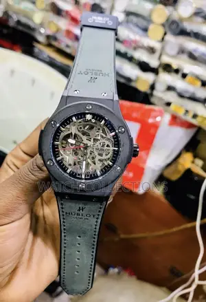 Green Strap Hublot Battery Free Watches