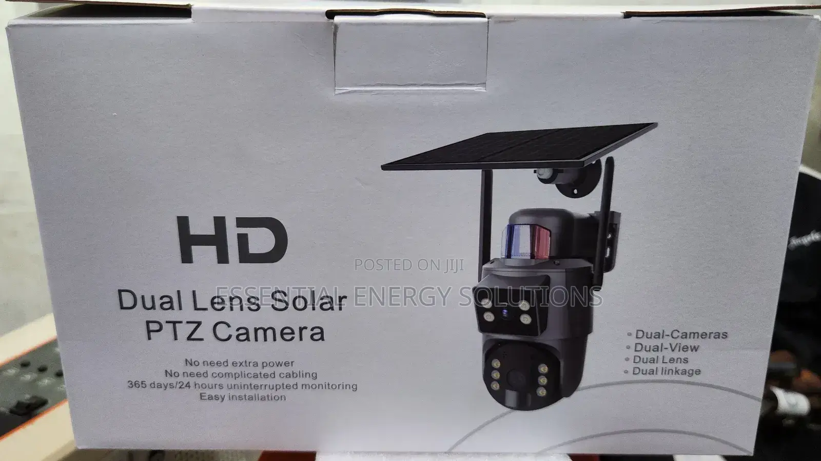 Dual Lenz Solar PTZ Camera