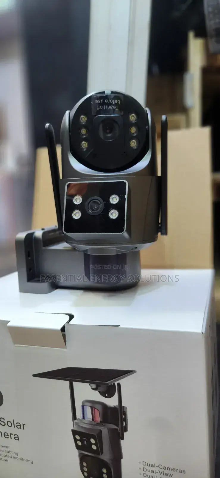 Dual Lenz Solar PTZ Camera