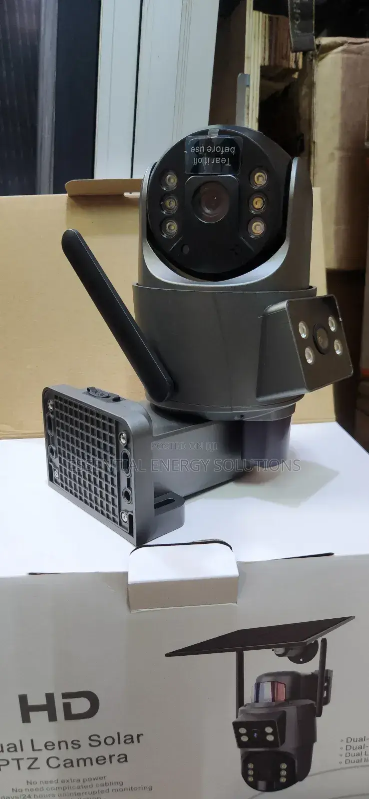 Dual Lenz Solar PTZ Camera