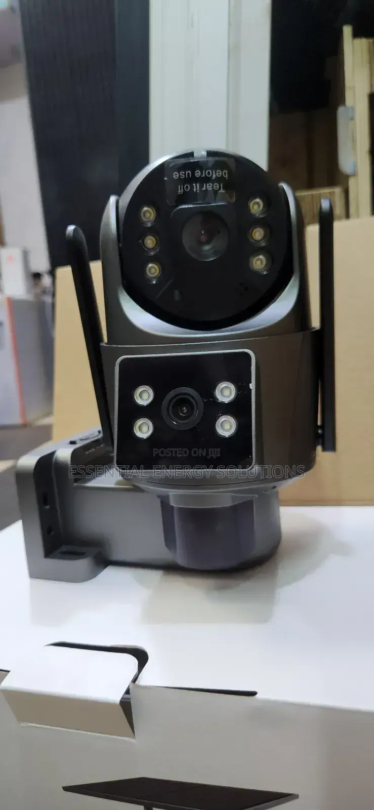 Dual Lenz Solar PTZ Camera