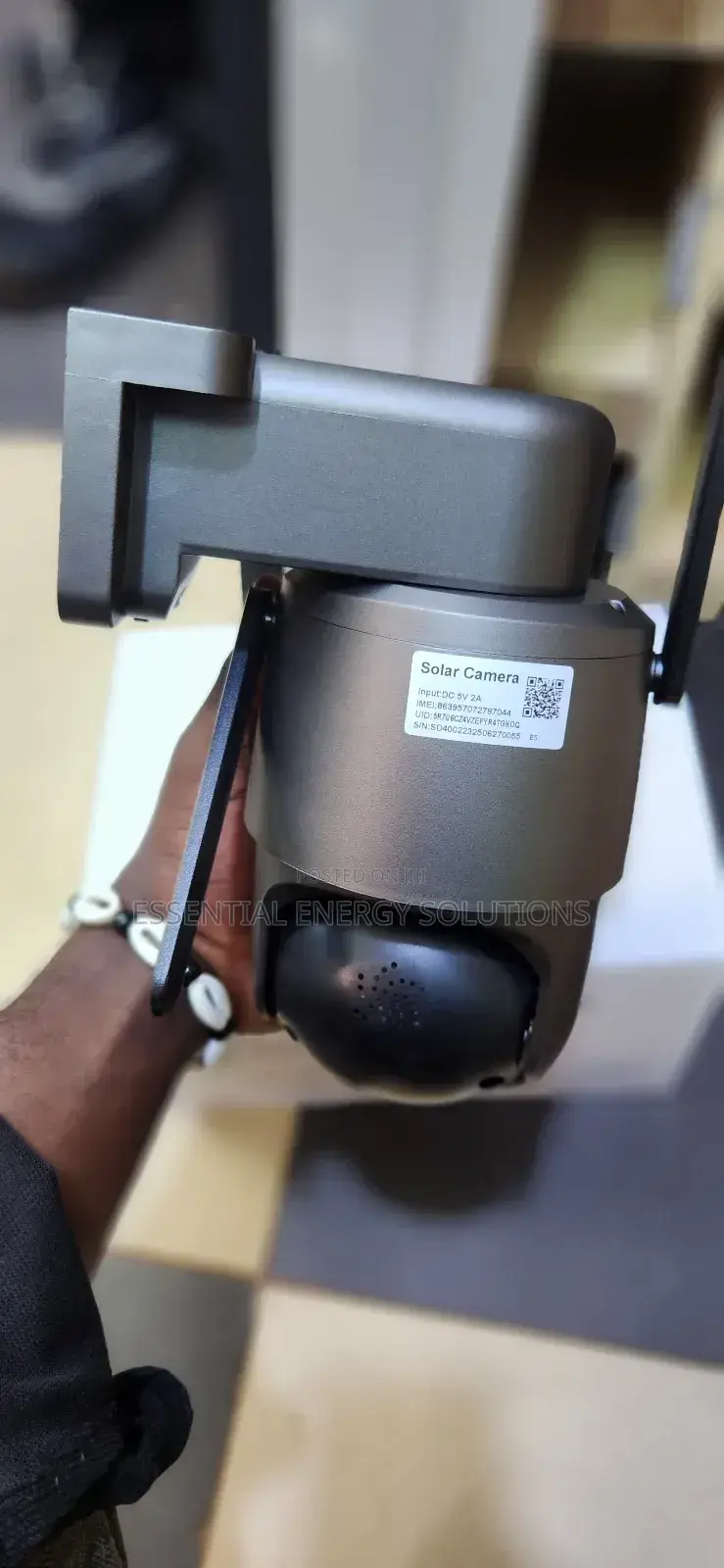 Dual Lenz Solar PTZ Camera
