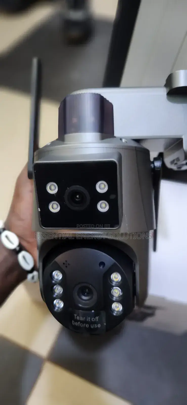 Dual Lenz Solar PTZ Camera