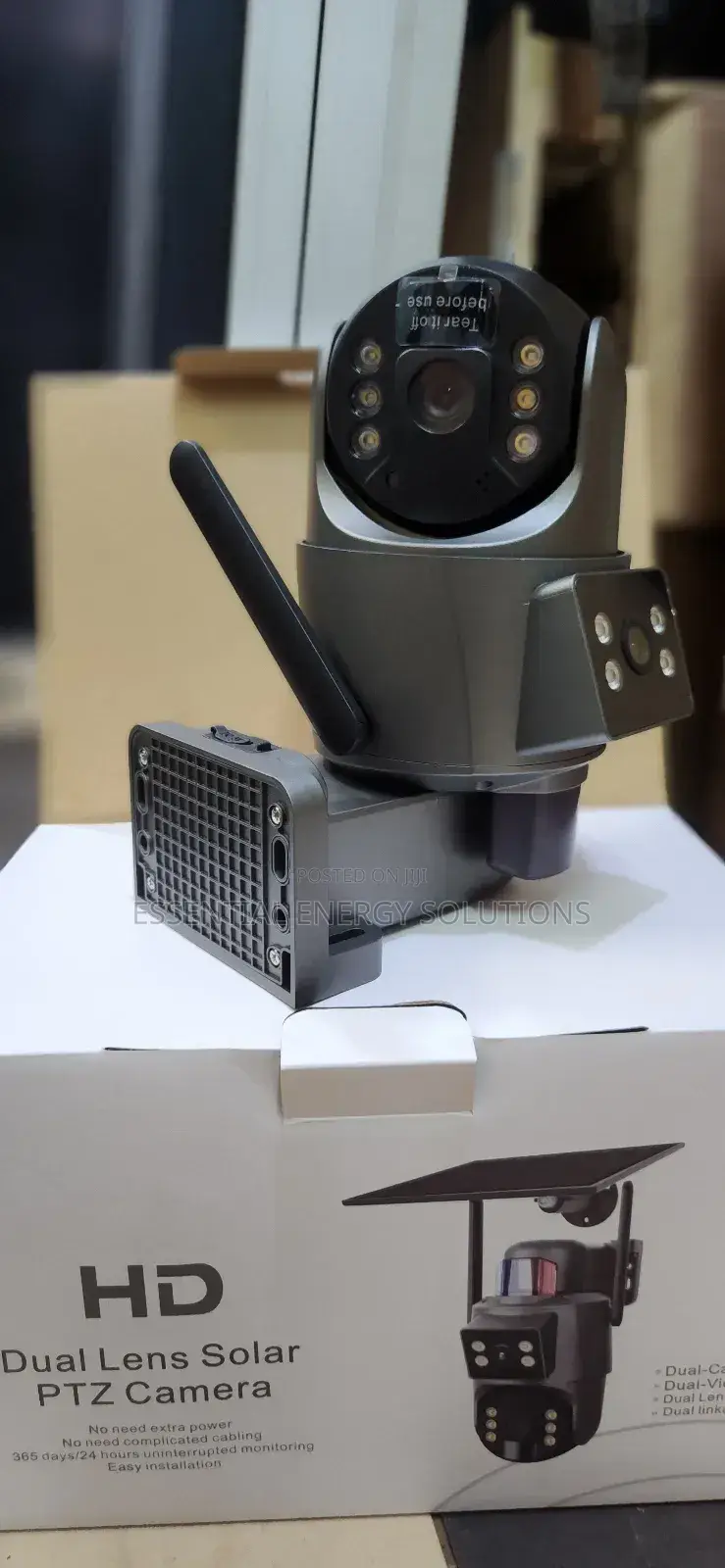Dual Lenz Solar PTZ Camera