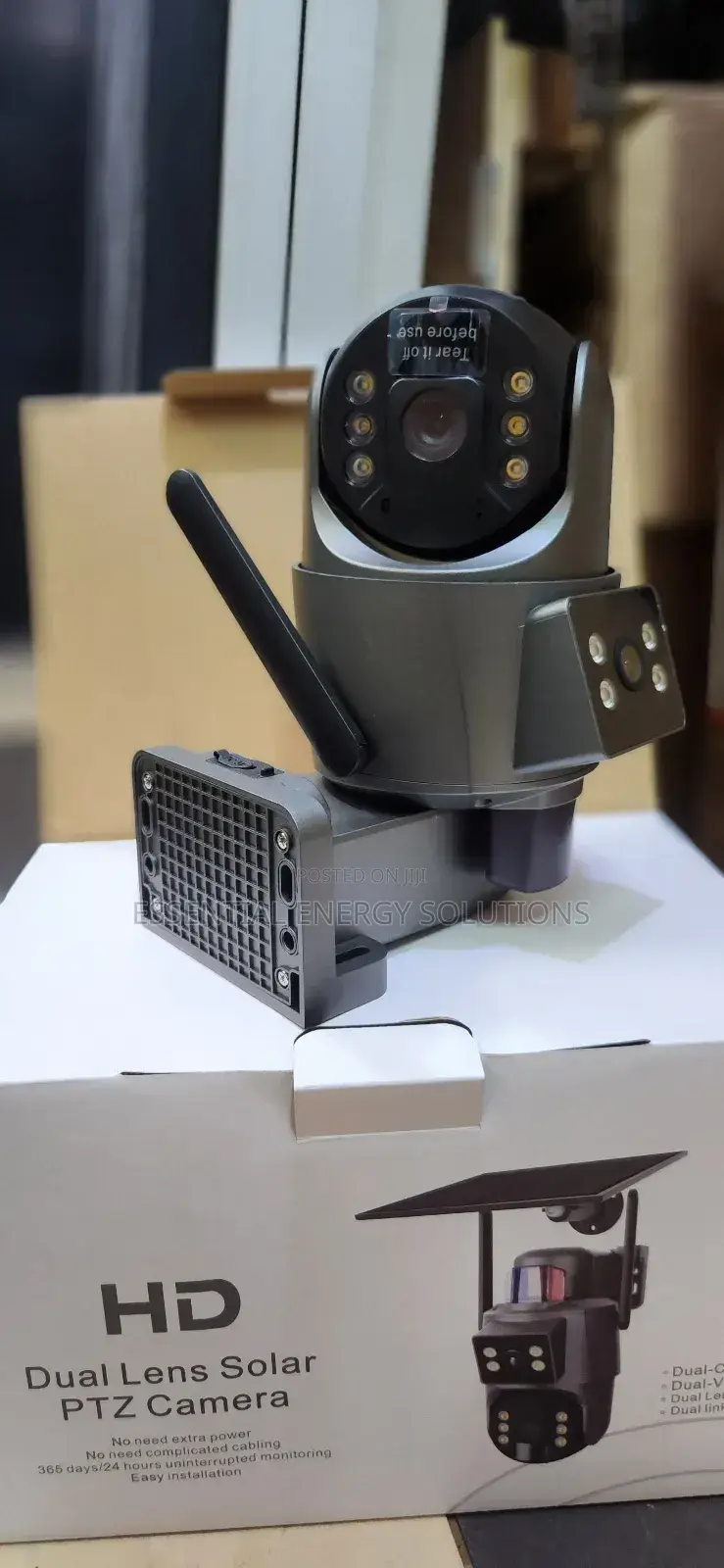 Dual Lenz Solar PTZ Camera