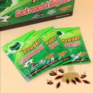 50pc Box Of Green Leaf Cockroach Killing Powder