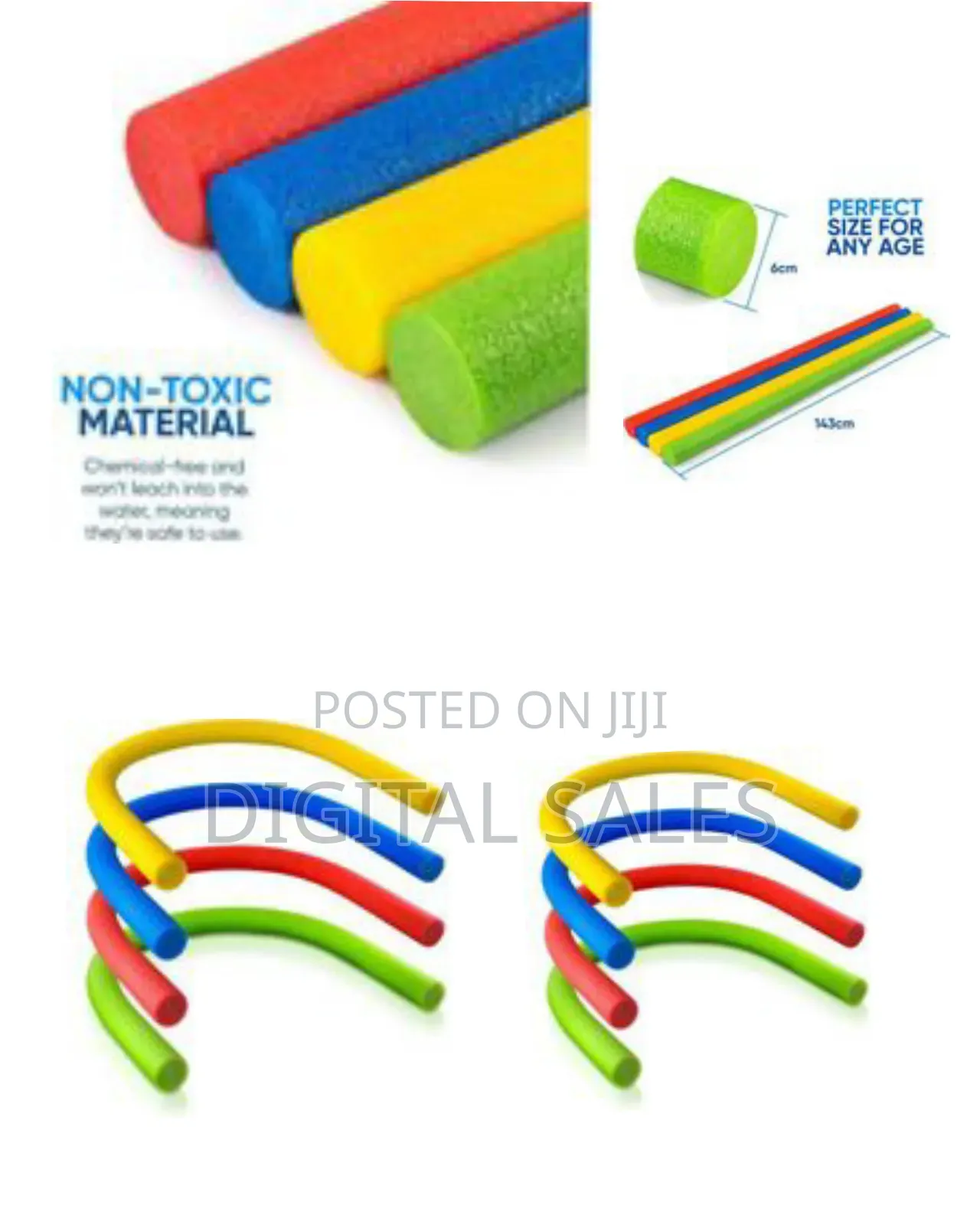 Versatile Foam Pool Noodles / Water Floatation Aid
