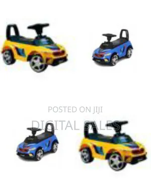 Deluxe Toddler Push Car With Sporty Coupe Styling