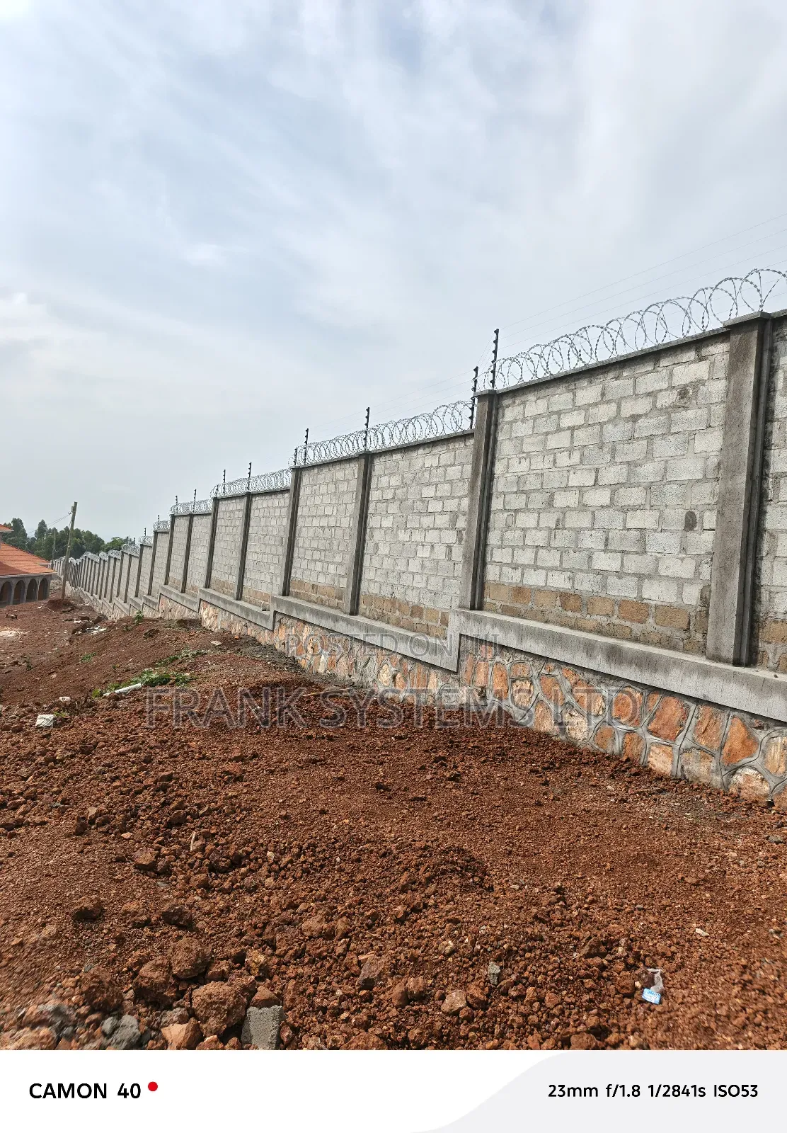 Electric Fence System With CCTV Cameras