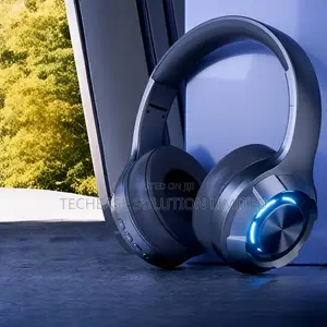 Noise Cancelling Wireless Headphones With Rgb Lights