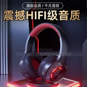 Noise Cancelling Wireless Headphones With Rgb Lights