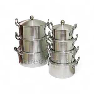 Tornado Original 7pc Premium Aluminum Cookware Set With Lids