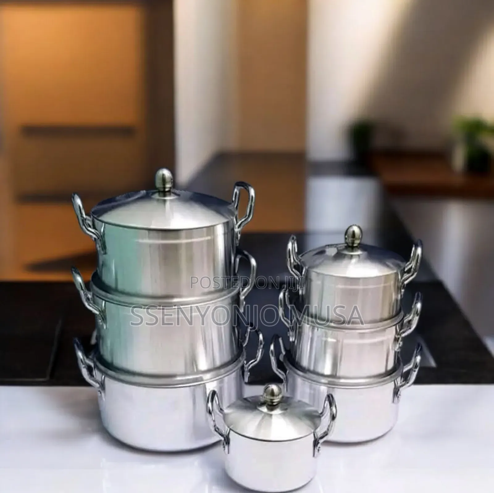 Tornado Original 7pc Premium Aluminum Cookware Set With Lids