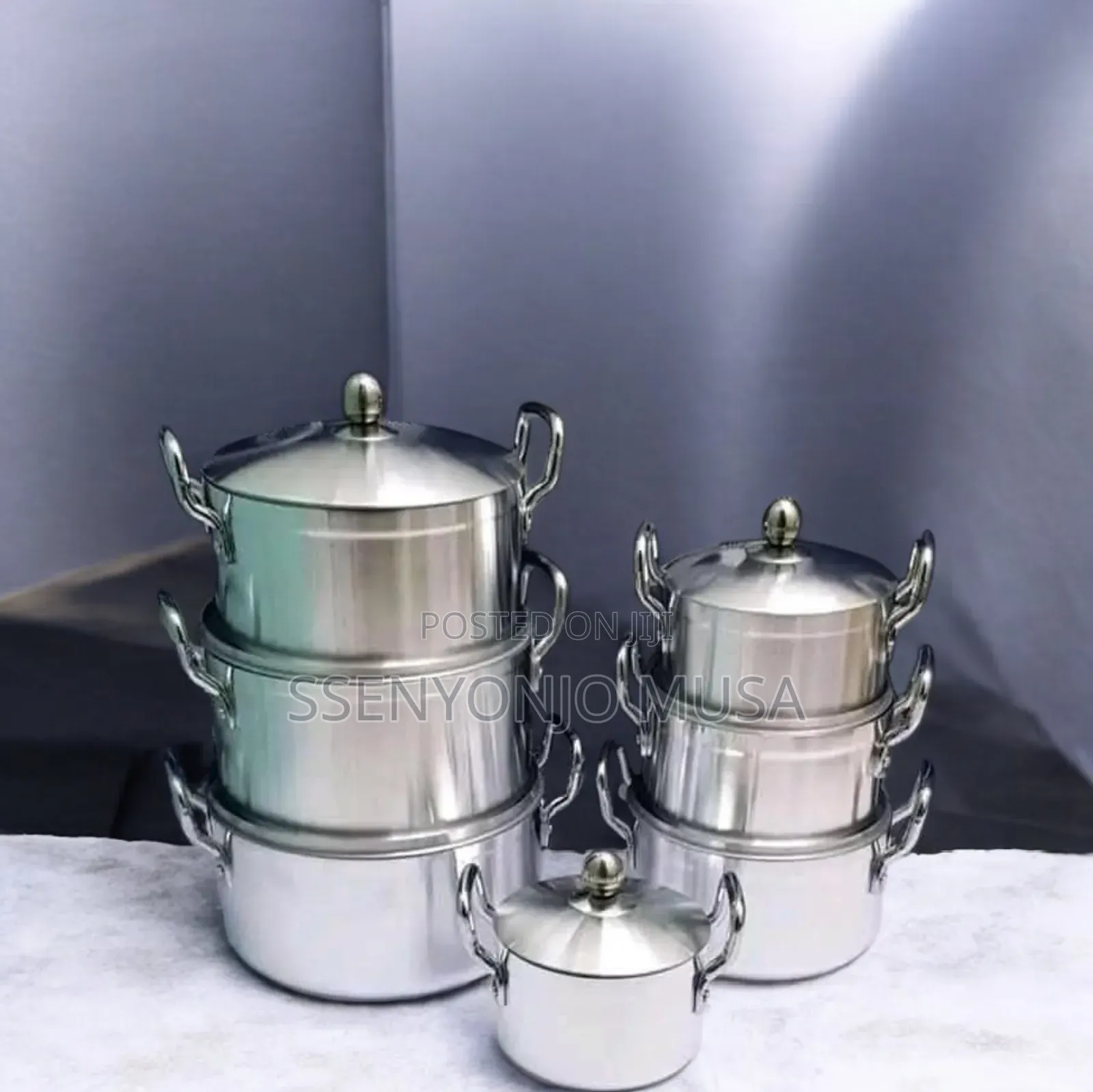 Tornado Original 7pc Premium Aluminum Cookware Set With Lids