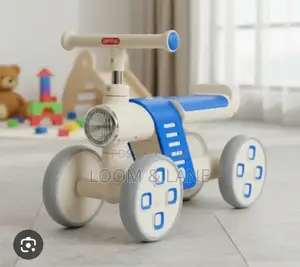 Toddlers' Four-Wheel Balance Bike