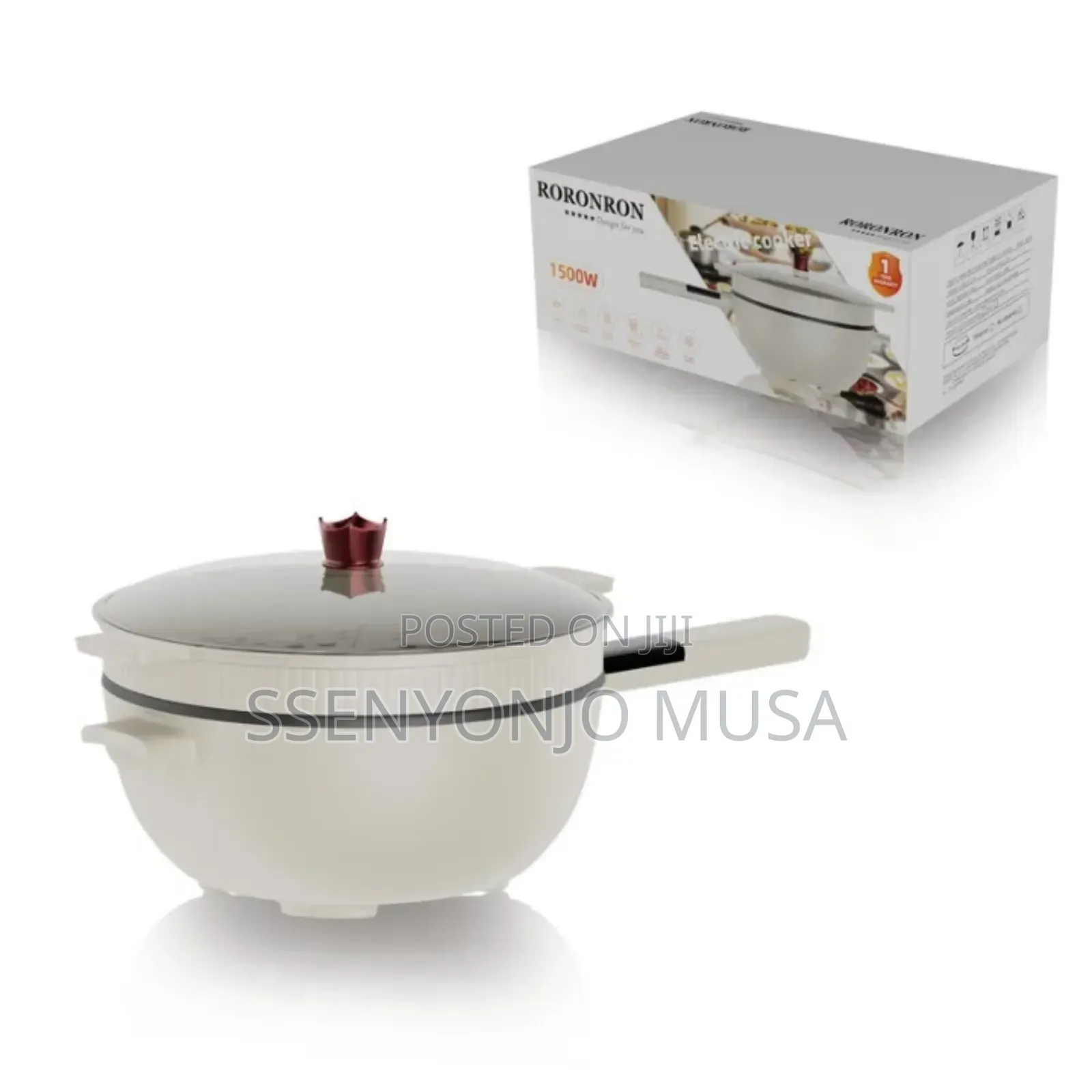 Electric Frying Pan 4l – 1500w Multifunction Cooker With Steamer
