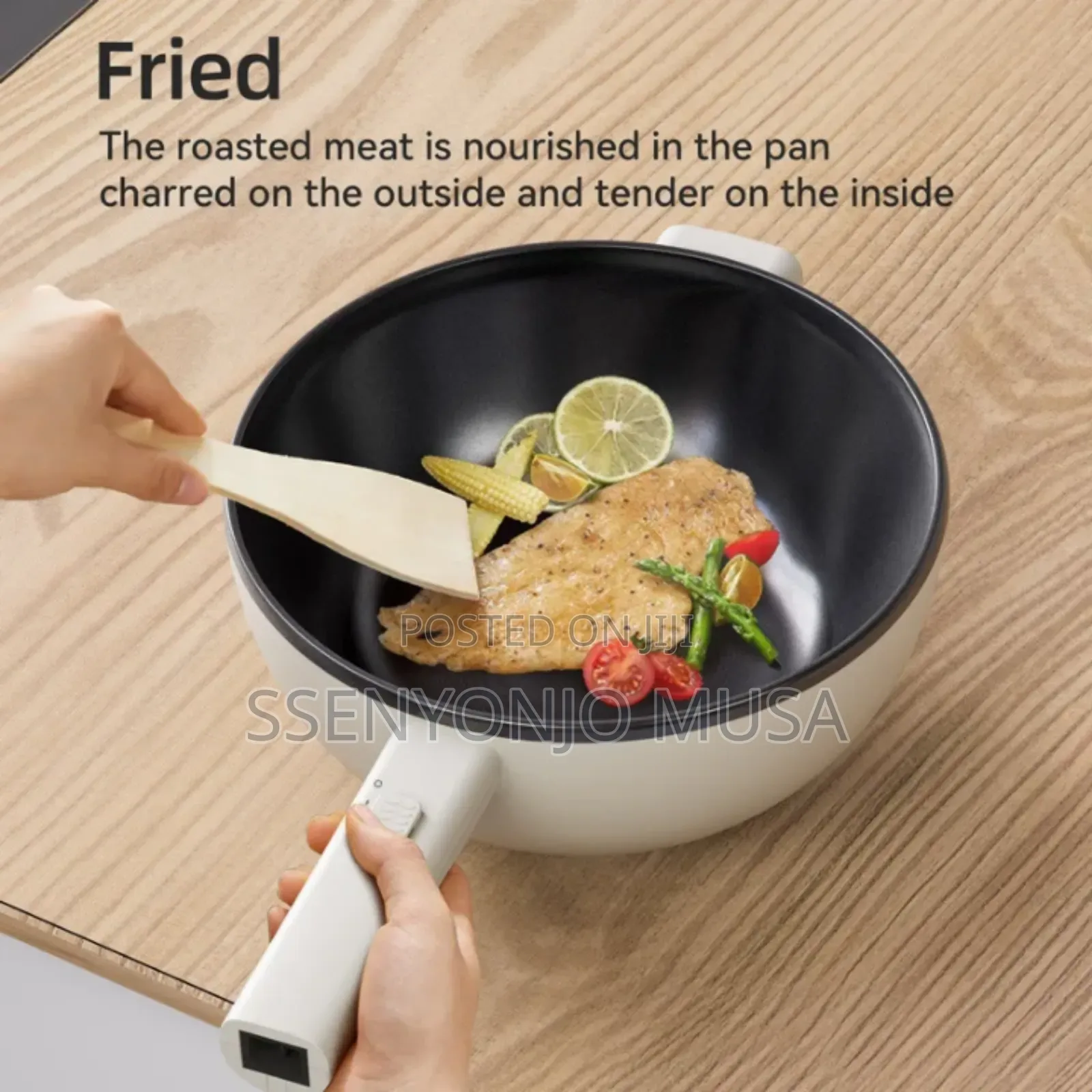 Electric Frying Pan 4l – 1500w Multifunction Cooker With Steamer