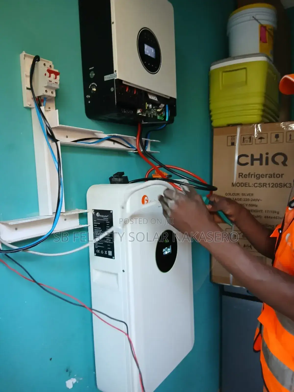 10kwh 48v Lithium Iron Battery With 6kva 48v