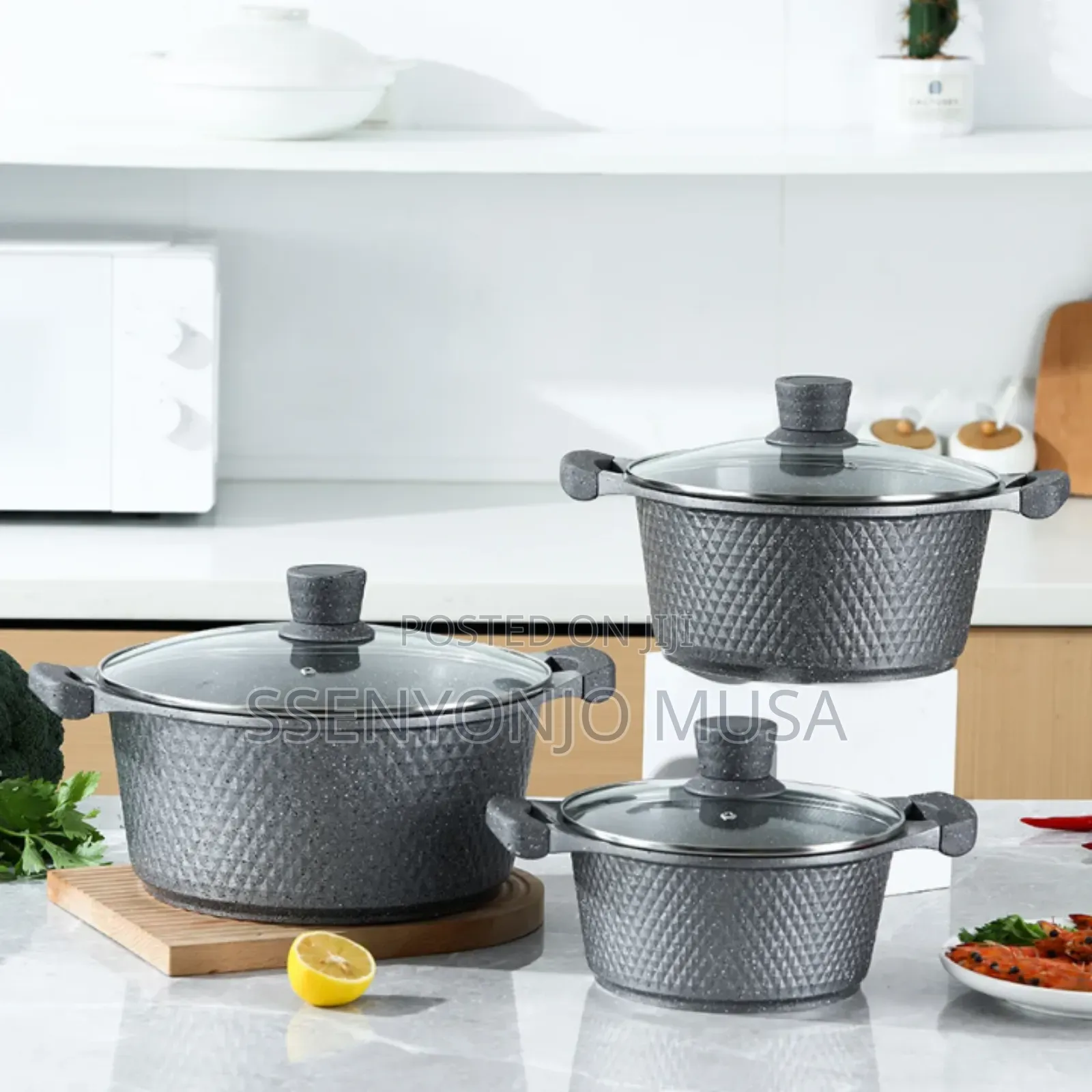 12 Pieces Non-Stick Cookware Set With Frying Pan | Multiple-