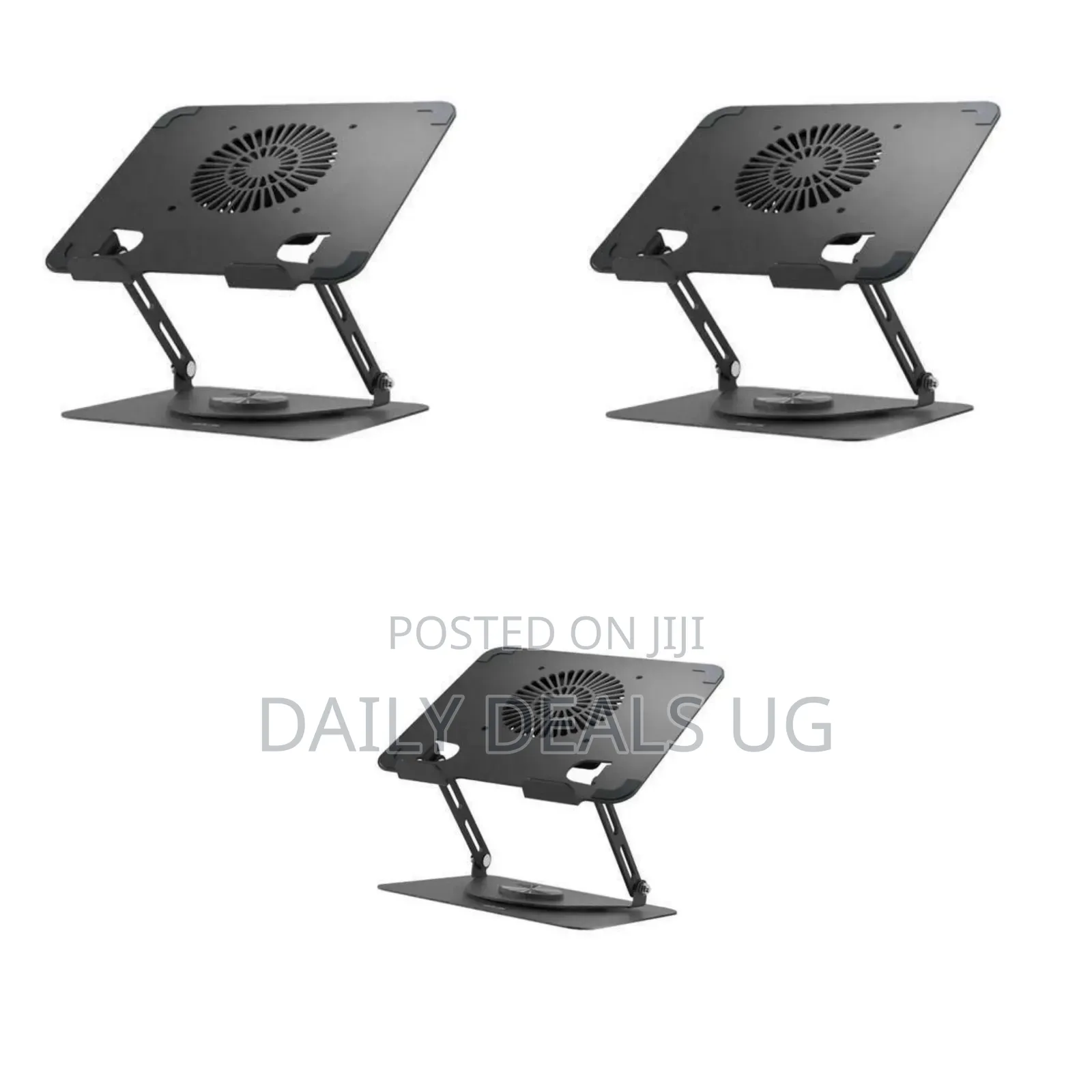 Green Lion Green Lion Adjustable Laptop Stand With Quiet Cooling Fan