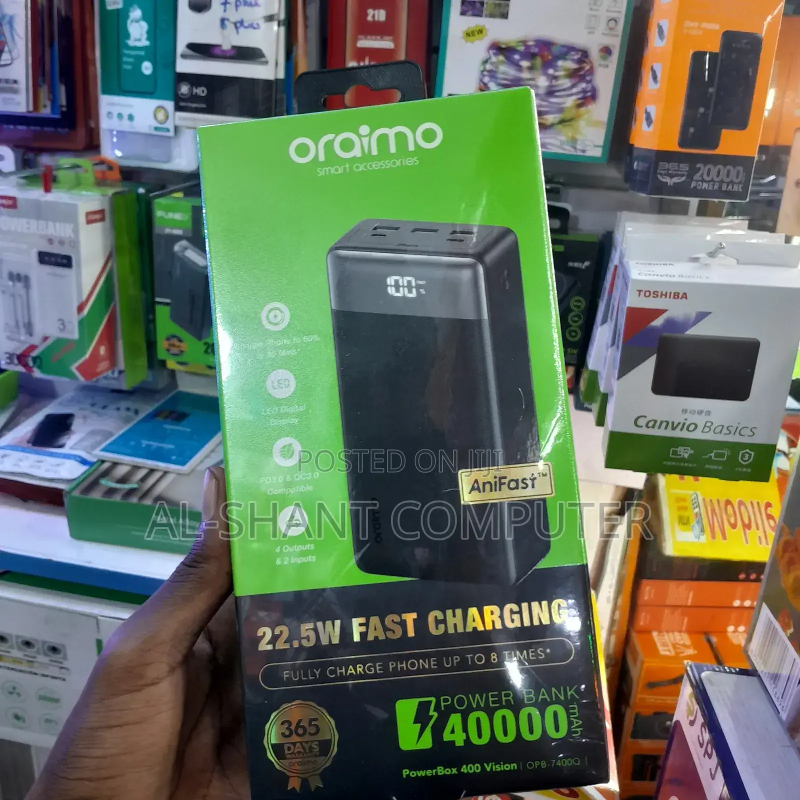 Oraimo 40000mah Power Bank/Super Fast Charging Power Bank