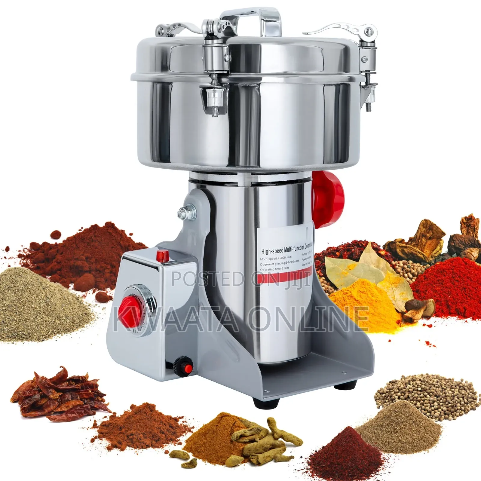 500g Electric Grinder, All Steel Multifunctional Commercial,Superfine
