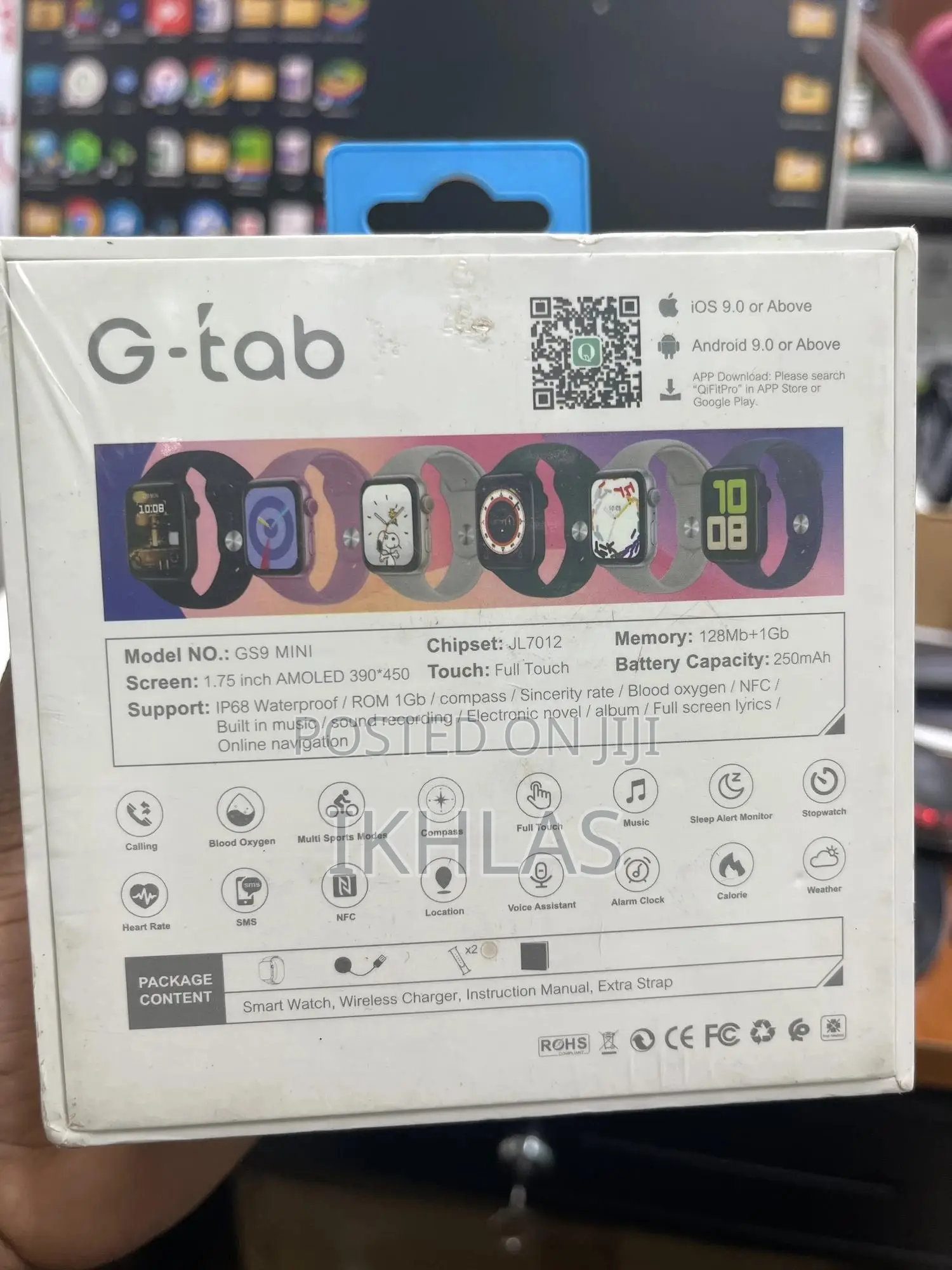 G-tab Gs9 Mini Smartwatch