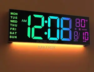 Digital Decorative Wall Clock