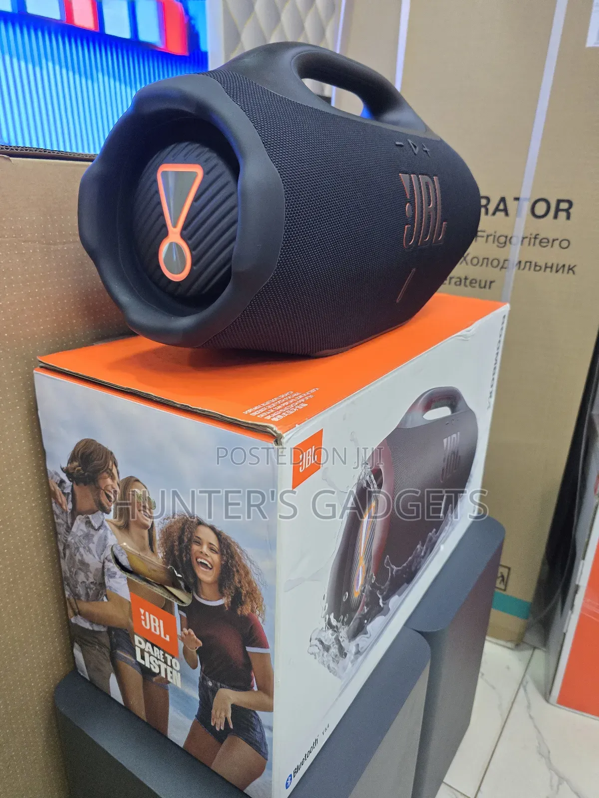 JBL Boombox 4 Bluetooth Powerful Rechargeable Speaker Latest Series