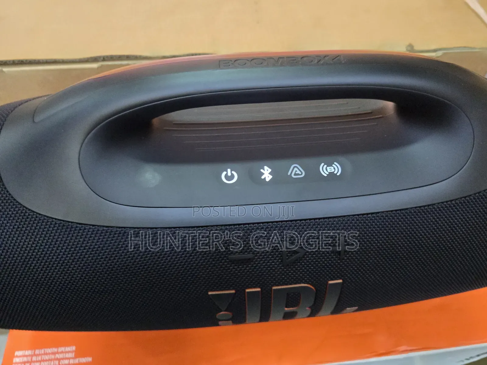 JBL Boombox 4 Bluetooth Powerful Rechargeable Speaker Latest Series