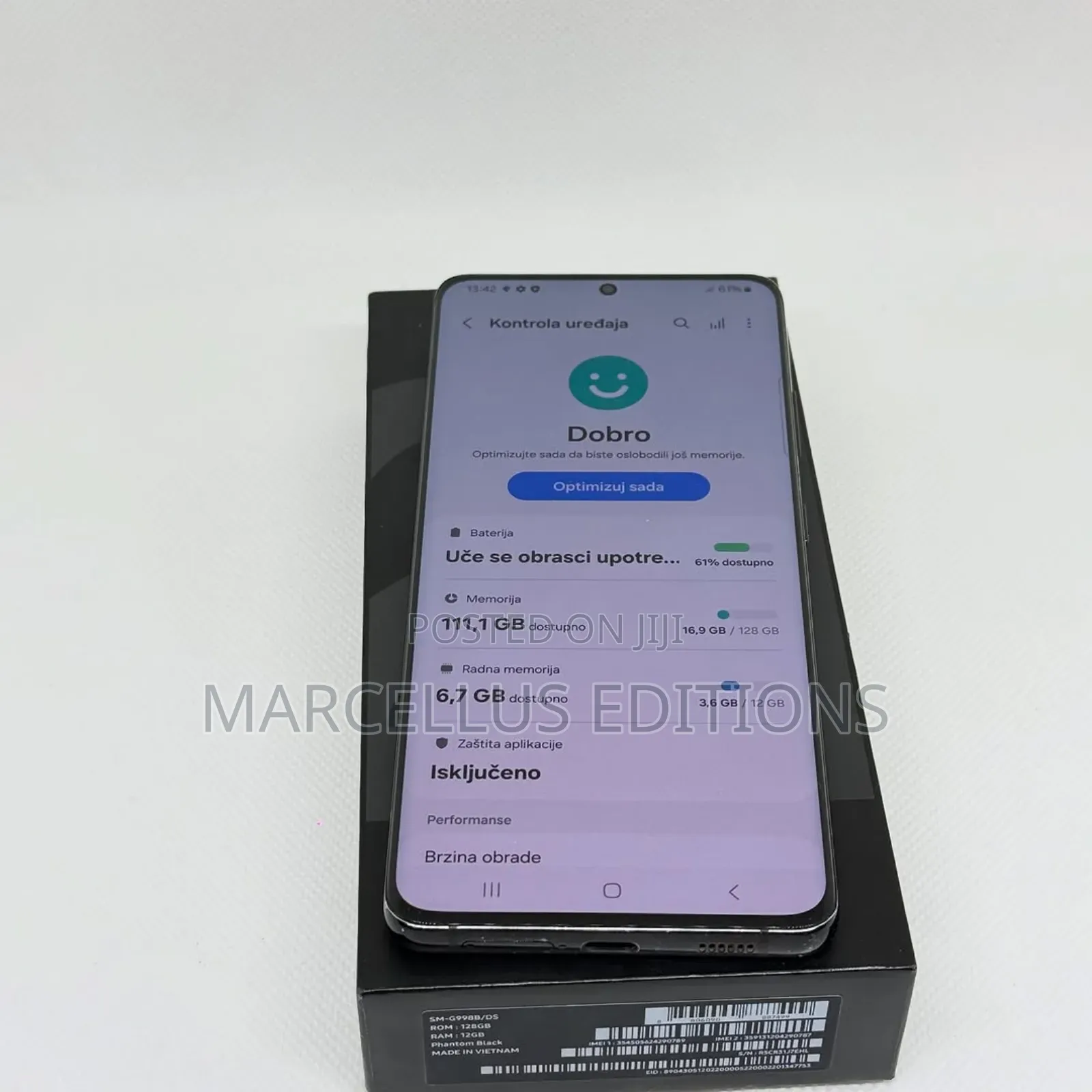 Samsung Galaxy S21 Ultra 5G 128 GB Black
