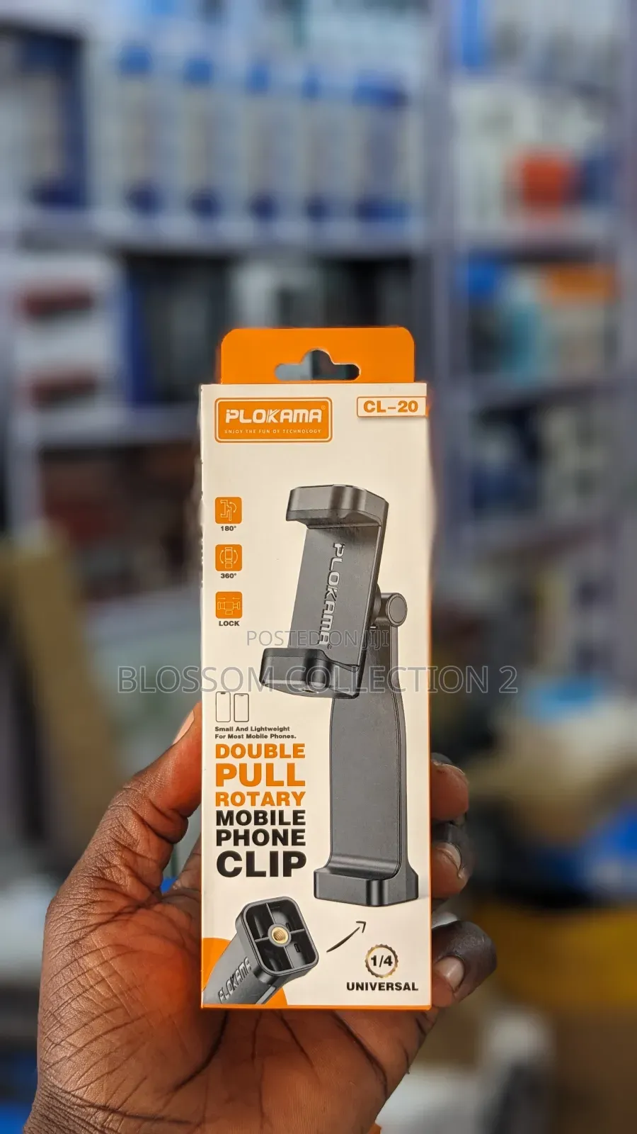 Plokama Cl20 Phone Holder 360° Tripod Mount Portrait Landscape